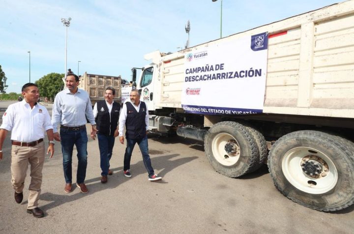 Inicia campaña de descacharrización para Mérida y sus comisarías