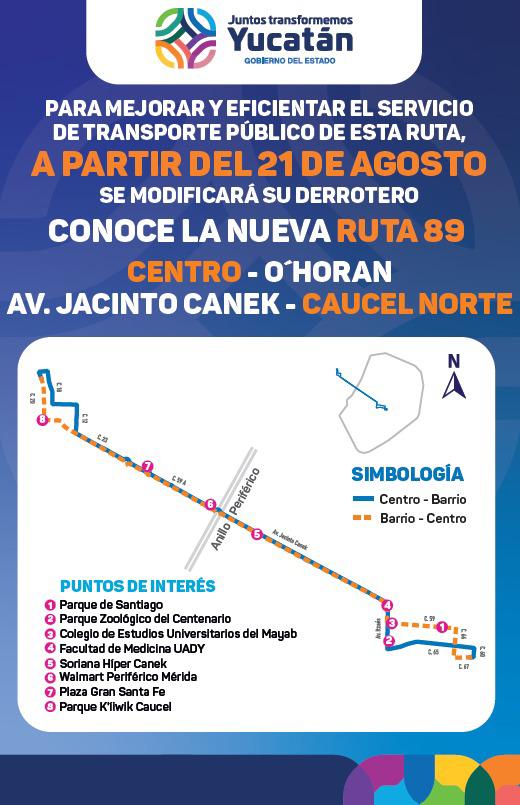 Modifican las paradas de rutas a Ciudad Caucel