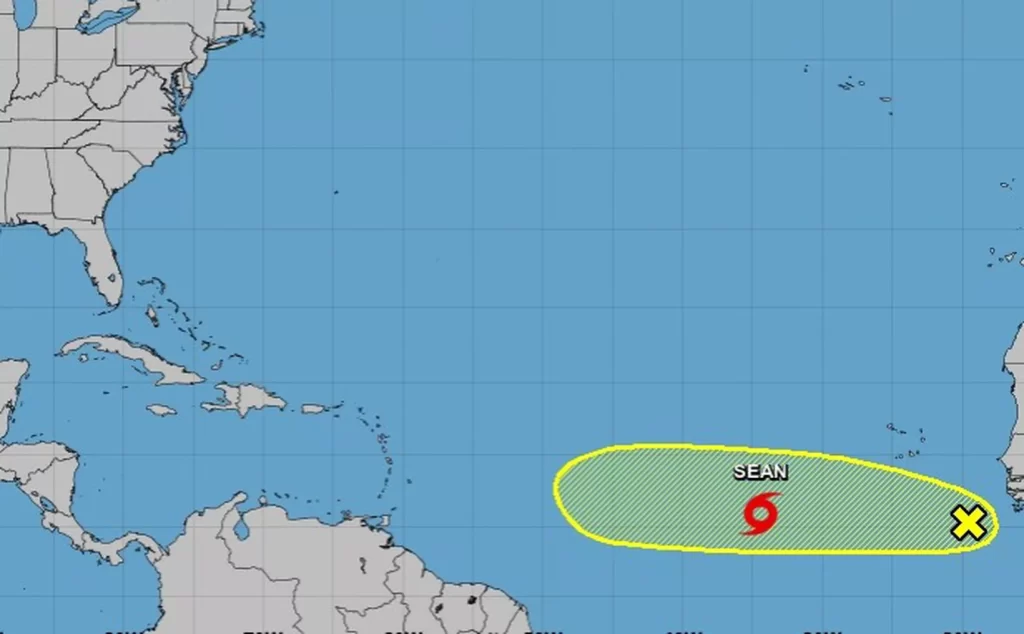 Nace la tormenta tropical Sean en el Atlántico