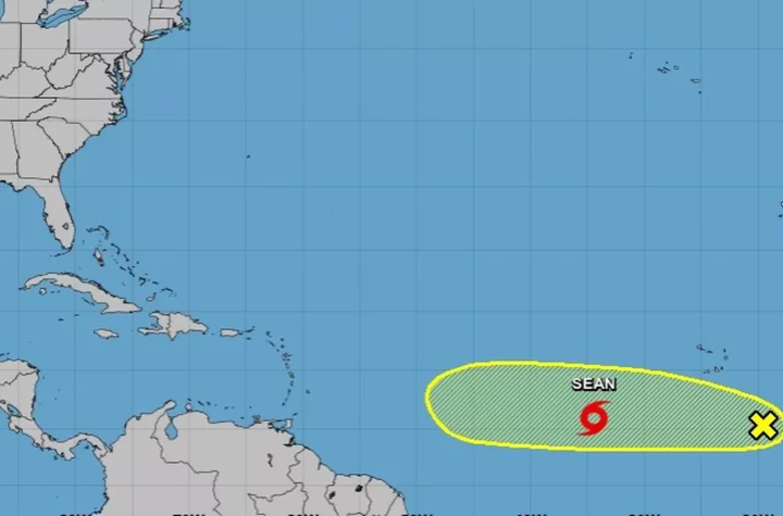 Nace la tormenta tropical Sean en el Atlántico