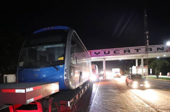 Ya se encuentran en Yucatán las primeras unidades del Ie-tram