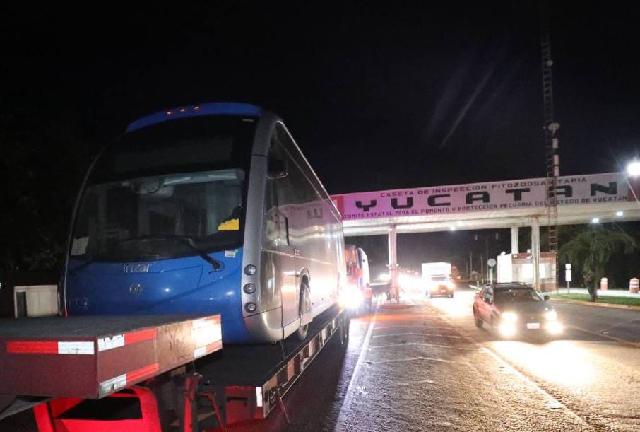 Ya se encuentran en Yucatán las primeras unidades del Ie-tram