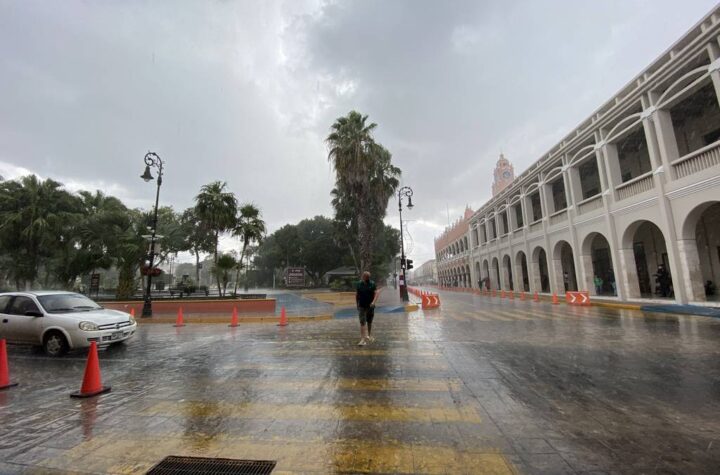 Seguirán los nublados y chubascos en Yucatán