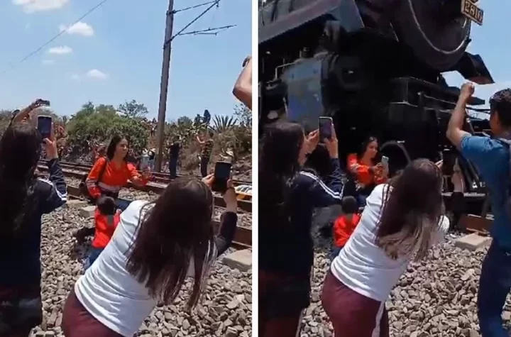 Video: Selfie termina en tragedia: Muere mujer golpeada por locomotora ‘Emperatriz’ en Hidalgo