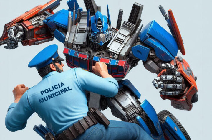 Optimus Prime se enfrenta a policía municipal más duro que Megatrón.