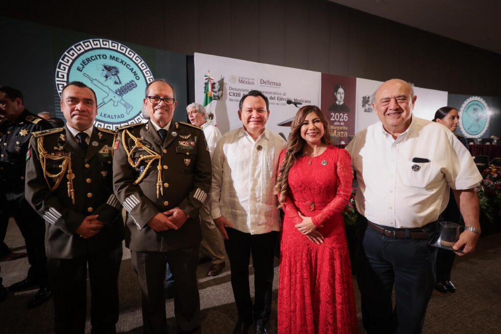 Reconocen en Yucatán la labor del Ejército Mexicano en su CXIII aniversario