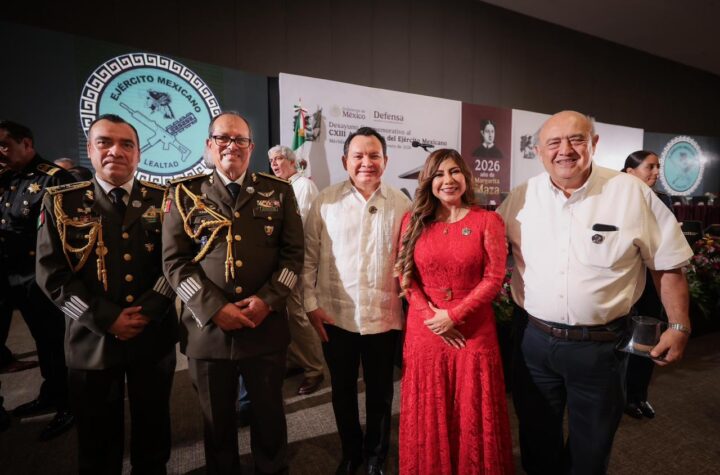 Reconocen en Yucatán la labor del Ejército Mexicano en su CXIII aniversario