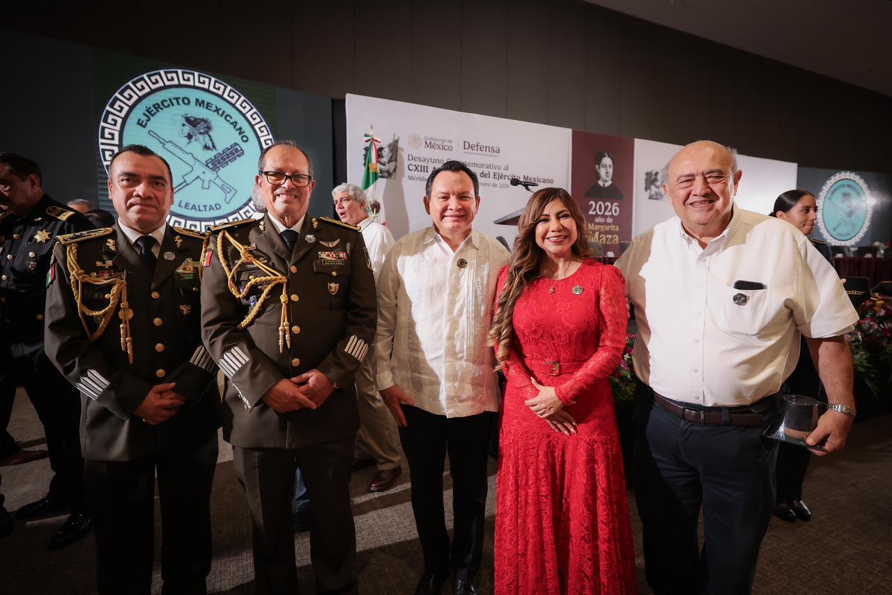 Reconocen en Yucatán la labor del Ejército Mexicano en su CXIII aniversario