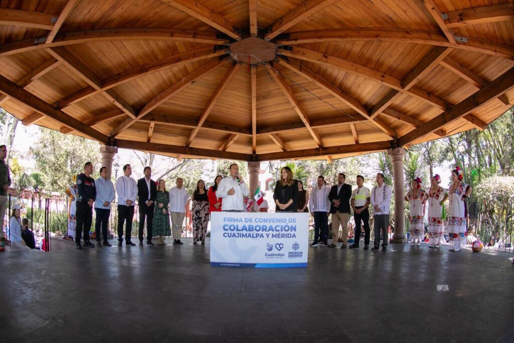 Mérida y Cuajimalpa sellan alianza estratégica por la paz y la cultura