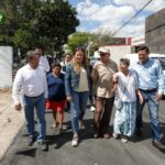 Entrega Cecilia Patrón calles repavimentadas en el poniente de Mérida
