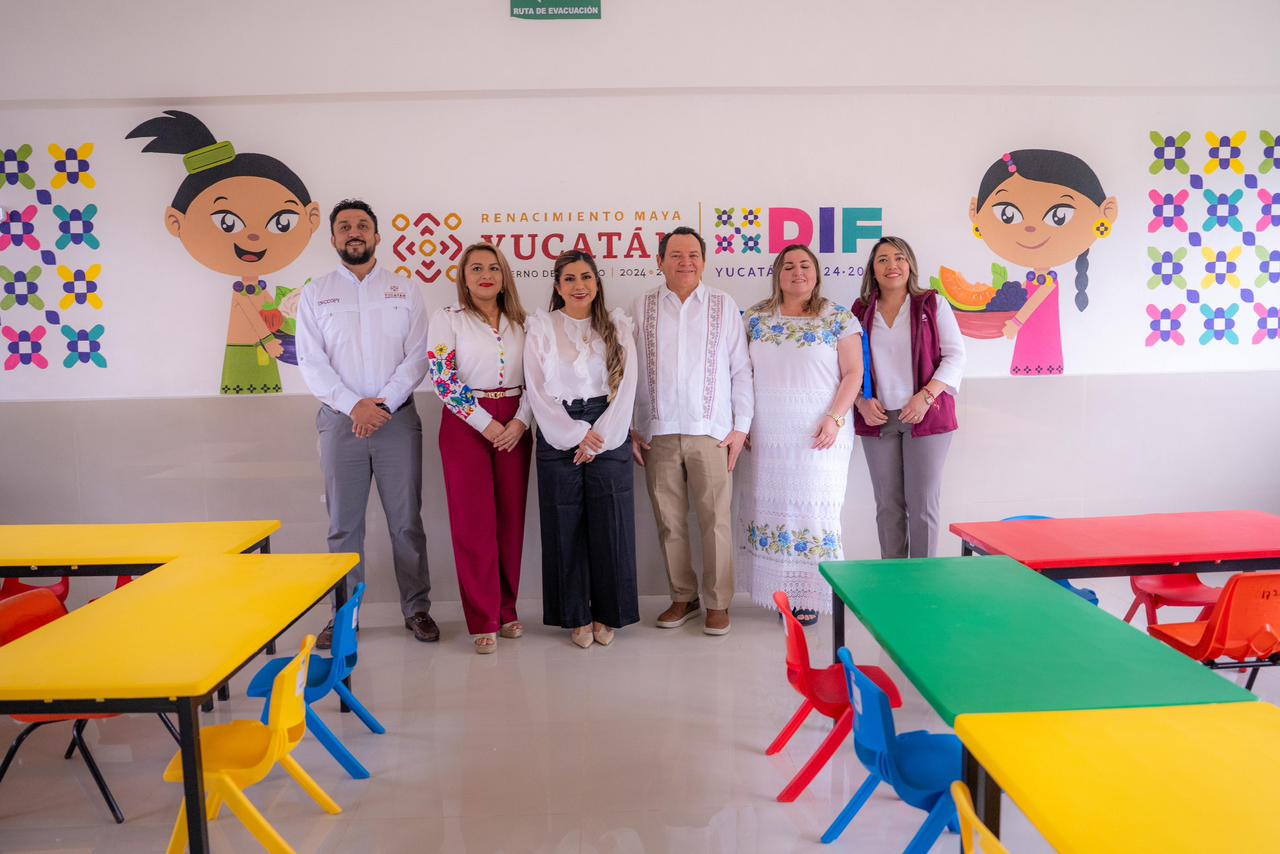 Más y mejores espacios para infancias de Conkal con reapertura del CAI Realidades para Niños