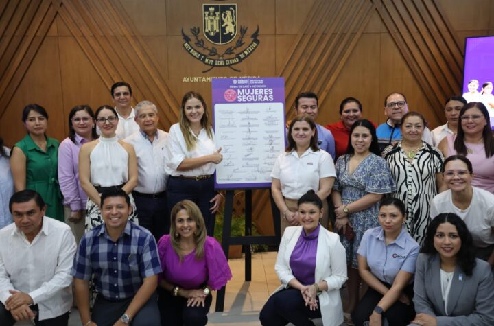 Empresas e instituciones de Mérida se suman a Mujeres Seguras