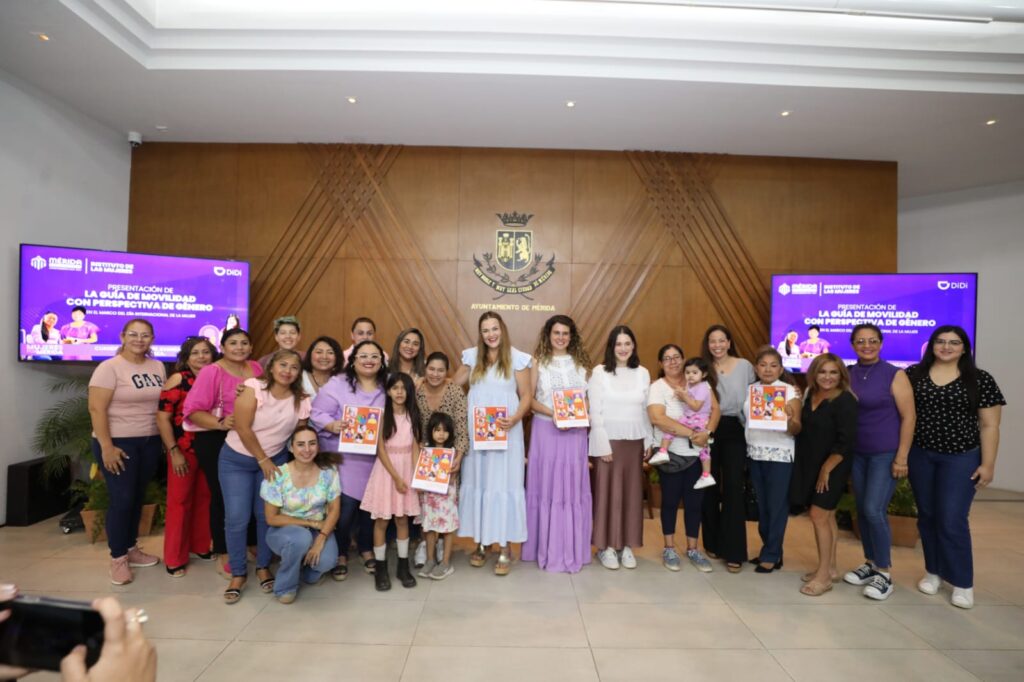 Mérida impulsa guía de movilidad con perspectiva de género para proteger a las mujeres