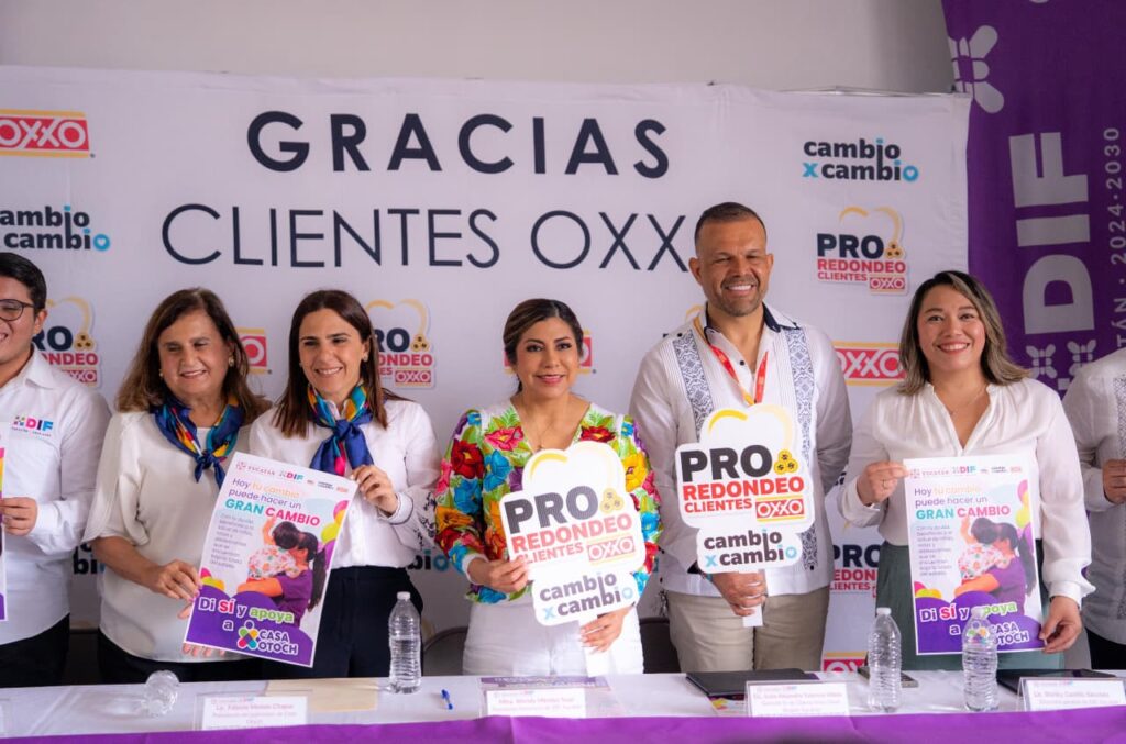 OXXO y DIF Yucatán impulsan campaña “Cambio por Cambio” a favor de Casa Otoch