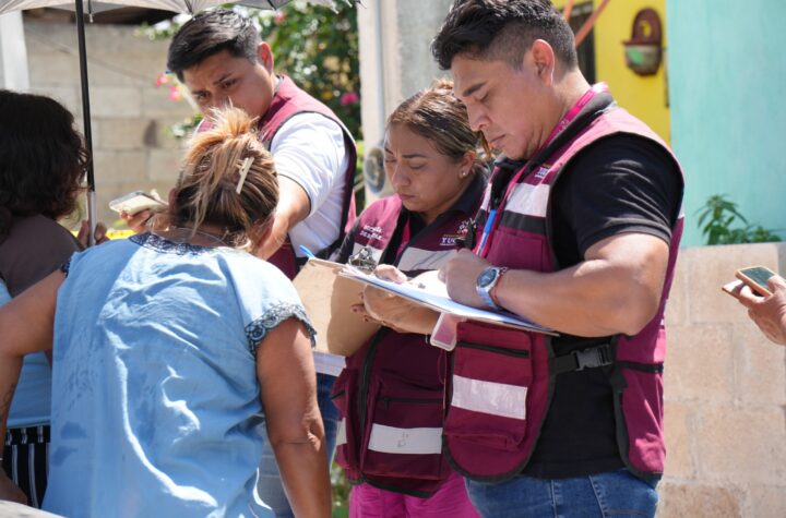 Gobierno del Estado brinda atención integral a familias afectadas por incendio en Dzununcán