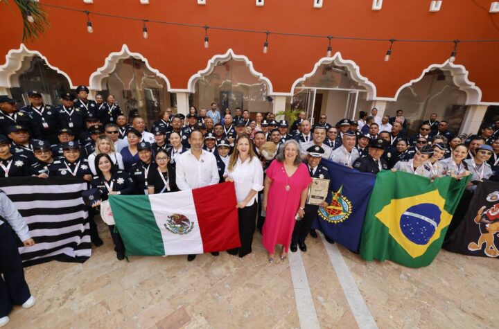 Nuestra policía es la mejor del país porque trabaja en comunidad, con proximidad y desde el diálogo para la prevención: Cecilia Patrón.