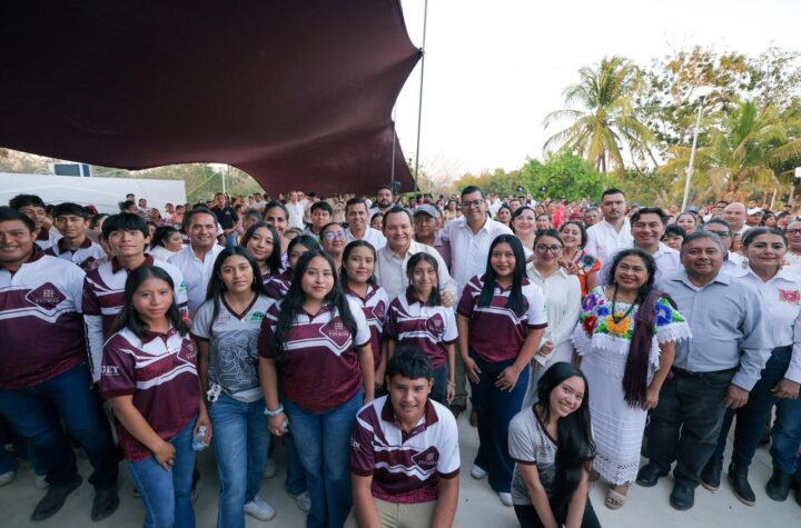 Impulsan educación y desarrollo rural en Ticul con nuevas obras