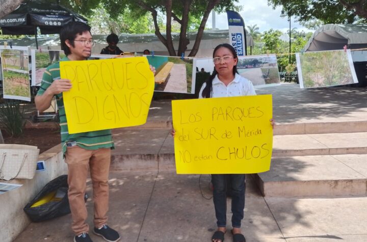 Reclamos vecinales evidencian rezago en atención a espacios públicos en Mérida