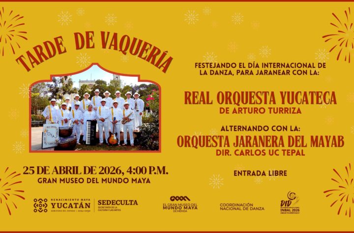 Invitan a vivir una Tarde de Vaquería en el Gran Museo del Mundo Maya