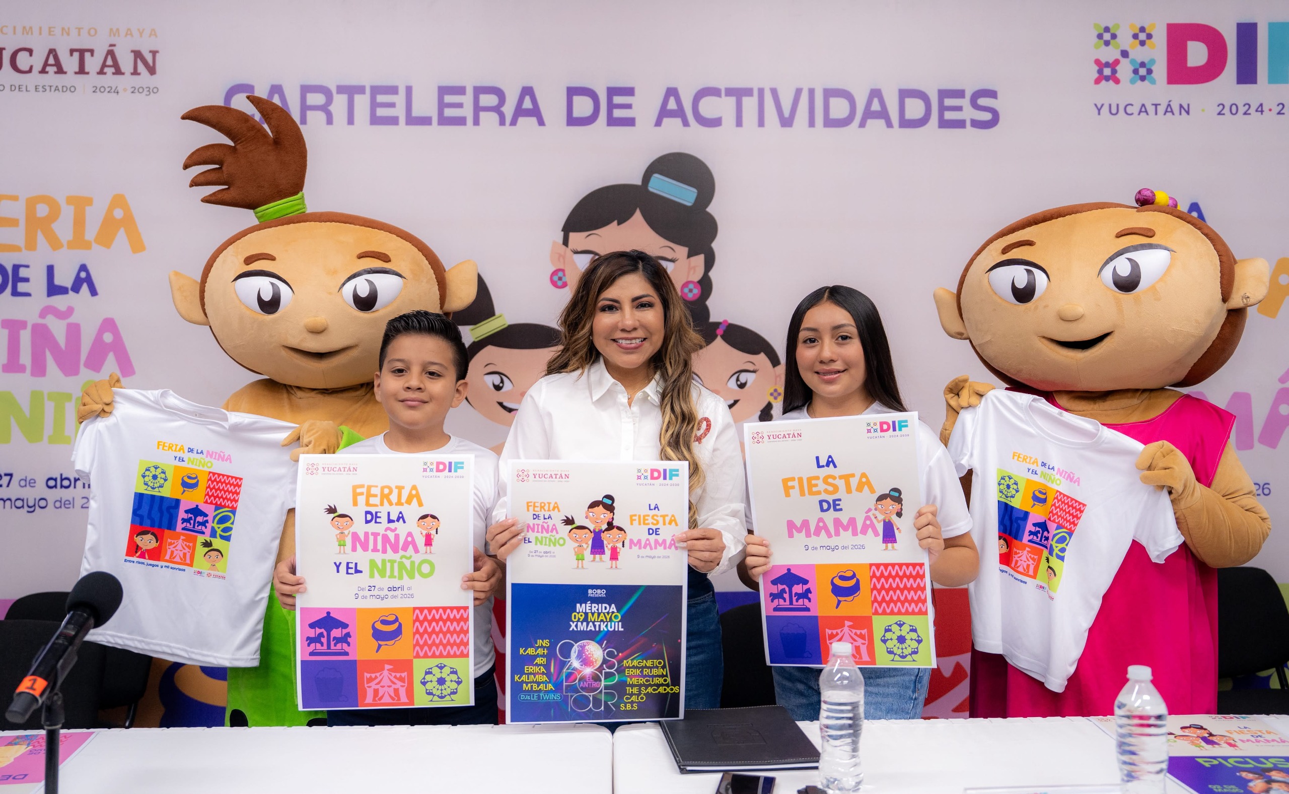 DIF Yucatán presenta la Feria de la Niña y el Niño y la Fiesta de Mamá 2026