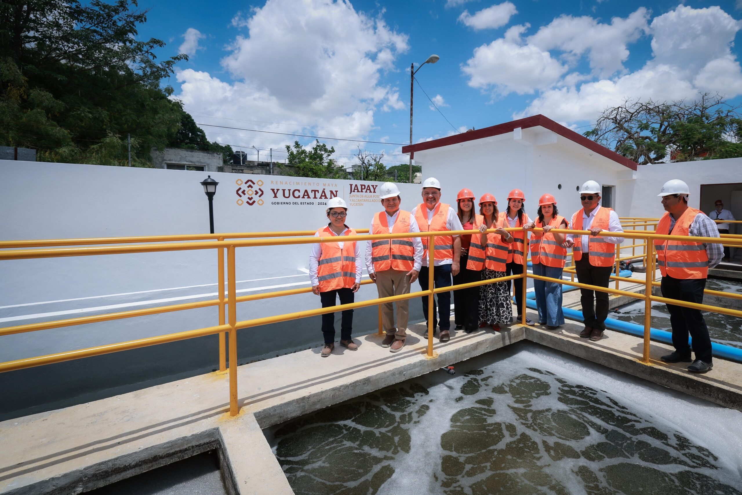 Rehabilita Gobierno del Estado planta de tratamiento de aguas residuales en Mérida