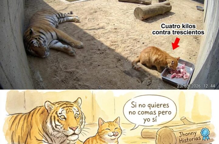 El gato más valiente de México se mete con un tigre y sale ganando