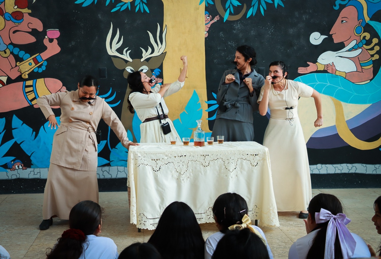 Reviven la historia de cuatro pioneras yucatecas en el Gran Museo del Mundo Maya