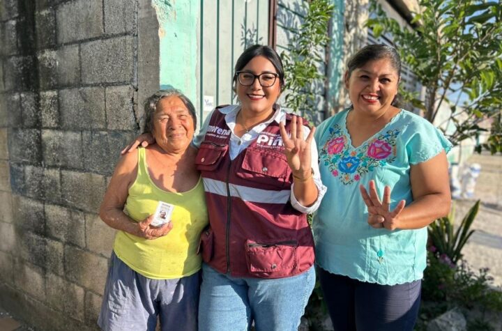 Fortalece Georgina Piña Acosta la organización ciudadana en favor de la Transformación