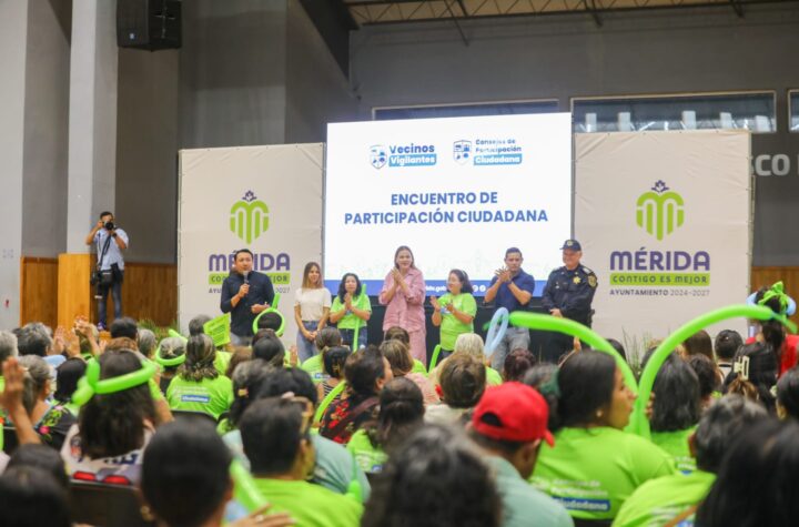 Con participación ciudadana, Cecilia Patrón fortalece la seguridad en Mérida
