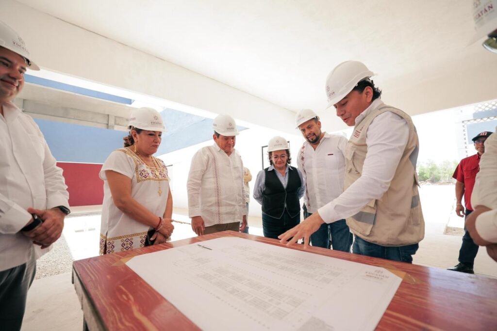 Supervisan avances finales de la Universidad Nacional Rosario Castellanos en Kanasín