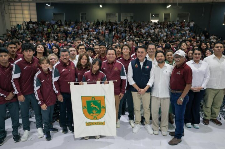 Abanderan a delegación yucateca rumbo a la Olimpiada Nacional Conade 2026