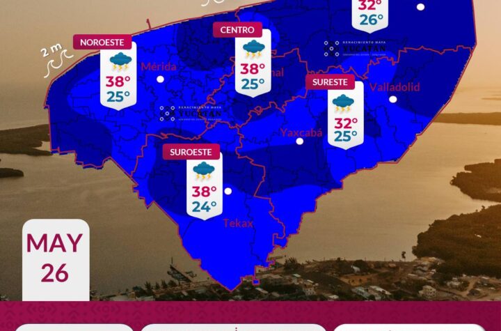 Vaguada traerá tormentas eléctricas y rachas de viento en gran parte del estado