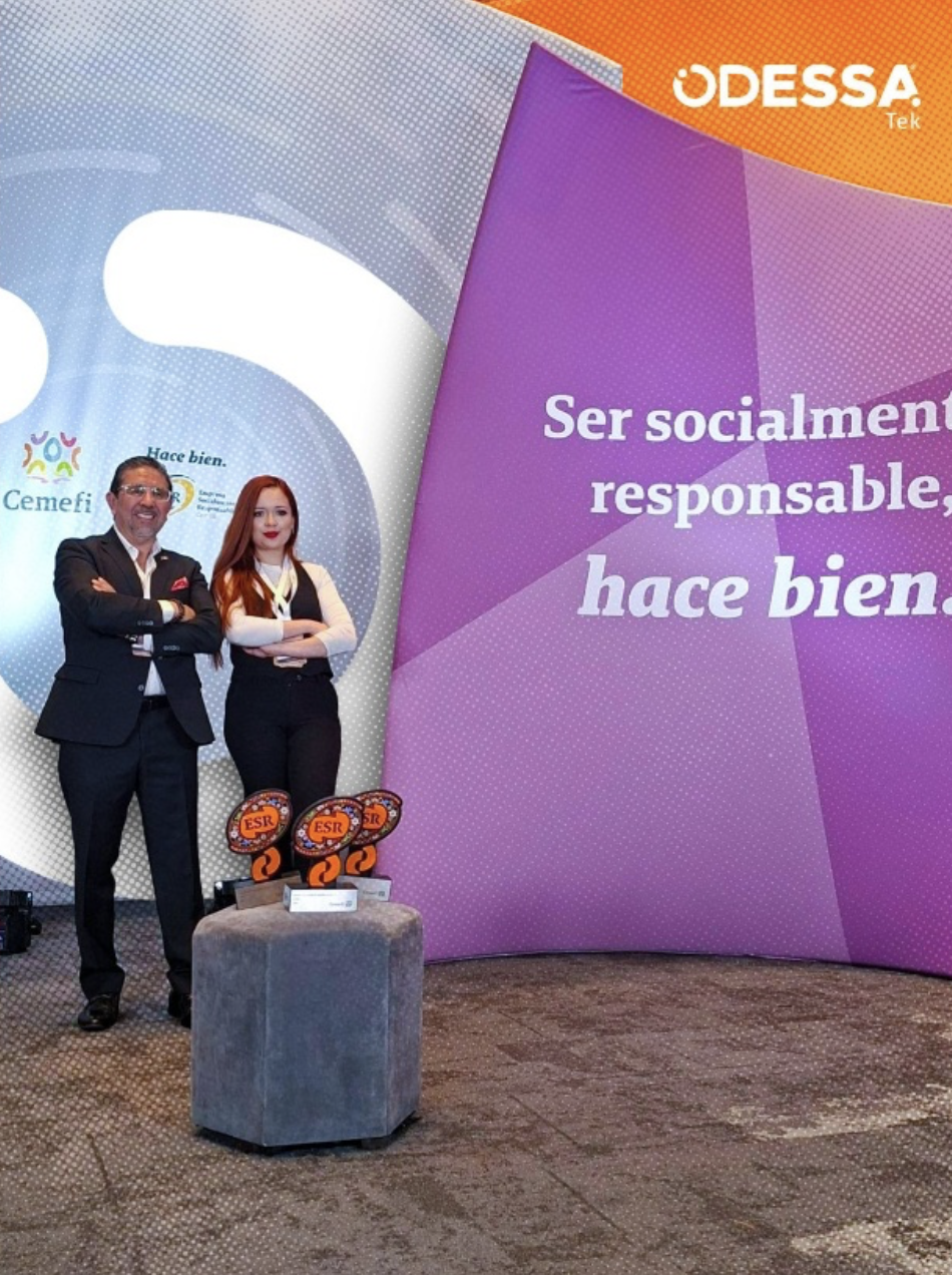 Reconocen a ODESSA por mantener una cultura empresarial con impacto positivo