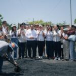 Inician trabajos de bacheo en calles de la colonia Leandro Valle