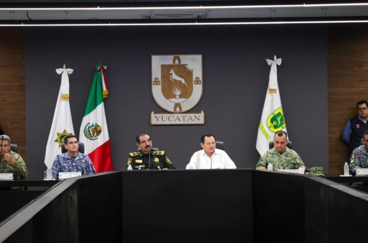 Fortalecen coordinación y prevención para mantener seguridad en Yucatán