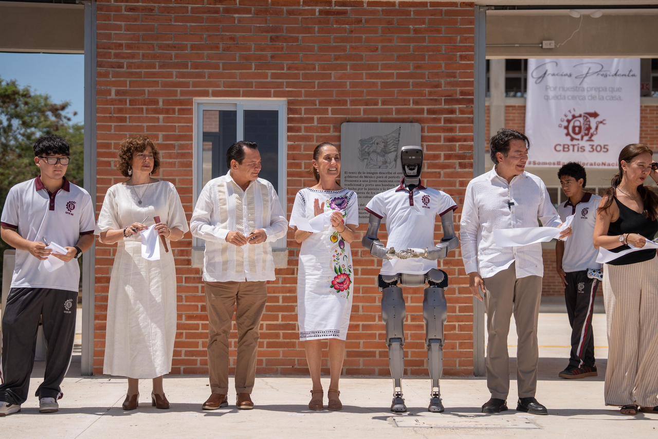 Presidenta Claudia Sheinbaum y Gobernador Joaquín Díaz Mena impulsan educación tecnológica con nuevo CBTis en Ciudad Caucel 
