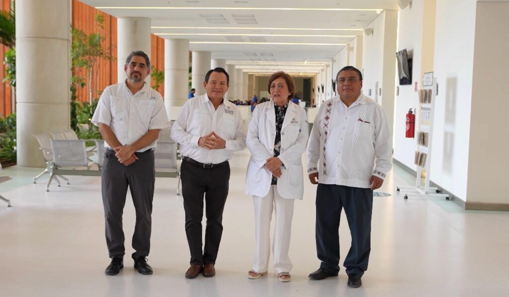 Supervisa Gobernador Joaquín Díaz Mena operación del nuevo Hospital O’Horán