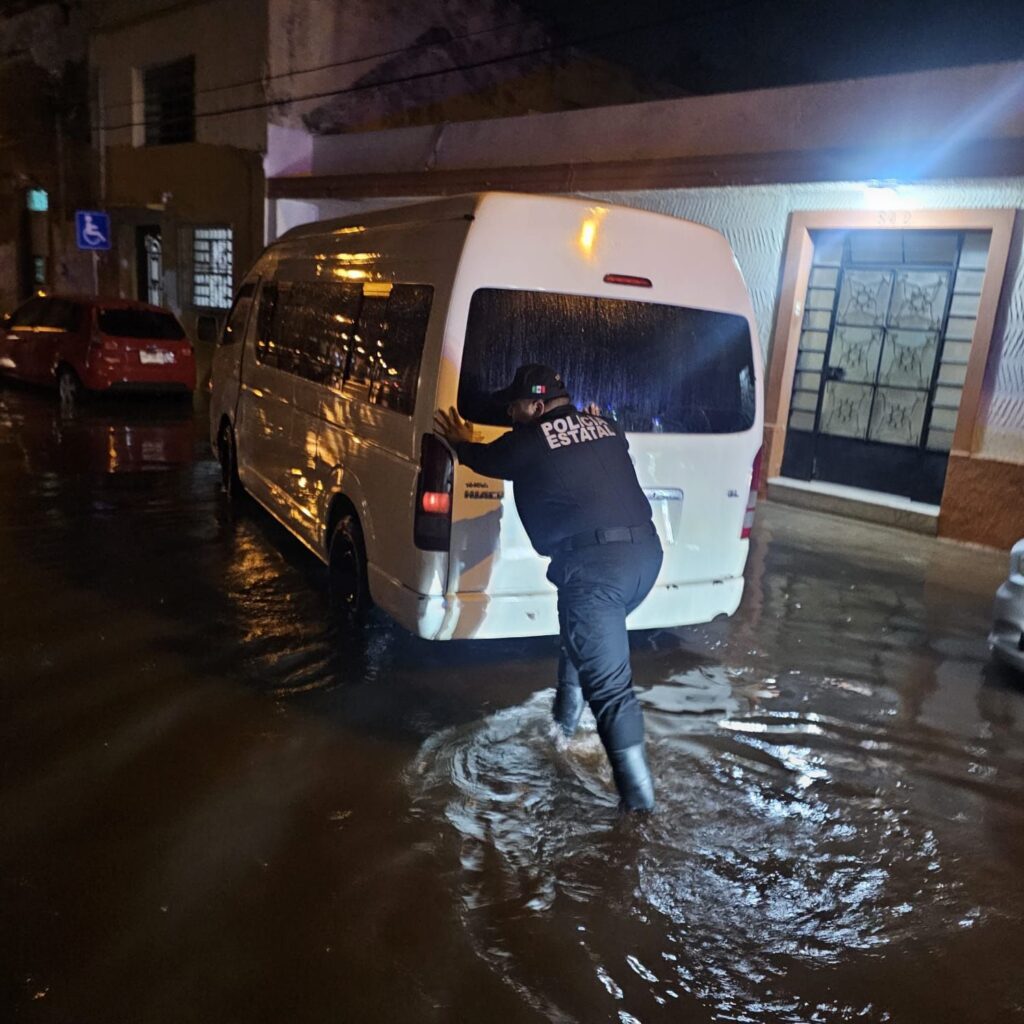 SSP mantuvo despliegue operativo ante afectaciones por lluvias en Mérida y municipios del interior