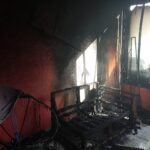 Atiende SSP incendio en vivienda de la colonia Obrera