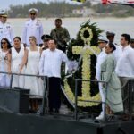 Gobernador Joaquín Díaz Mena participa en ceremonia del Día de la Marina en Progreso