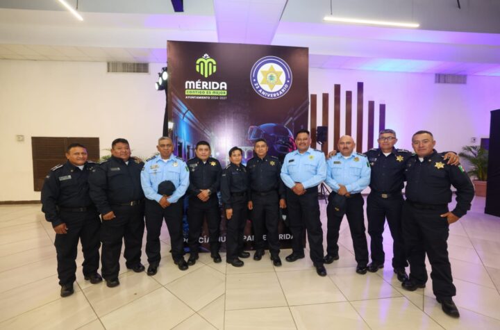 Cecilia Patrón reconoce la labor de la Policía Municipal en su 23 aniversario: “Gracias por servir y proteger a las familias meridanas y el corazón de nuestra ciudad”