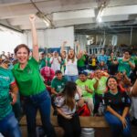 Cecilia Patrón comparte momento deportivo con colaboradores municipales, en reconocimiento a su labor de todos los días