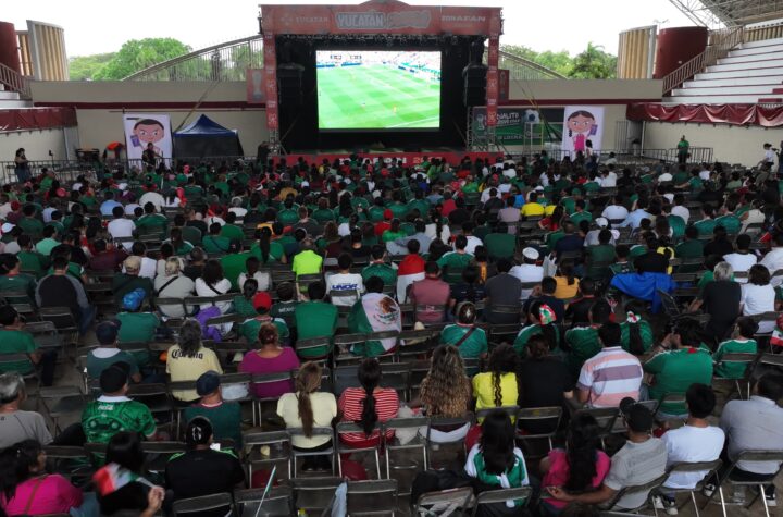 Saldo blanco y convivencia familiar durante el inicio de Zona Fan Yucatán del Mundial FIFA 2026