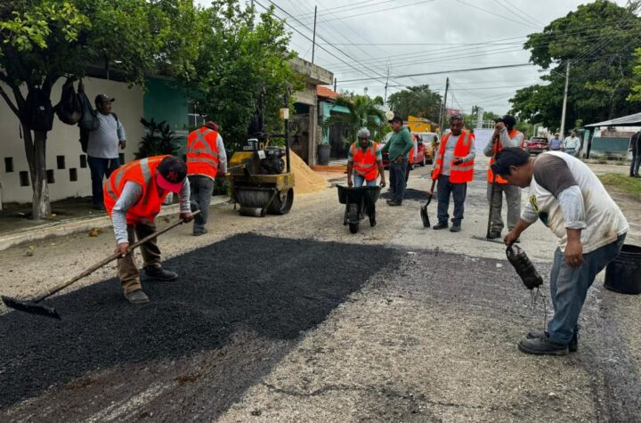 Inicia conservación de 38 calles en la colonia Melchor Ocampo de Mérida