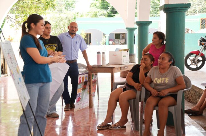 DIF Yucatán amplía acciones de orientación alimentaria en comunidades