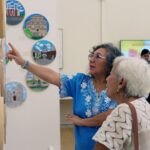 Abre muestra pictórica de estudiantes de Dzidzantún en la Biblioteca Yucatanense