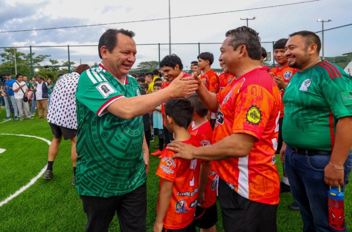 Renacimiento Maya llega al sur de Yucatán con espacios deportivos que fortalecen a las comunidades