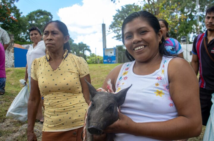 DIF Yucatán promueve seguridad alimentaria en comisarías de Yaxcabá