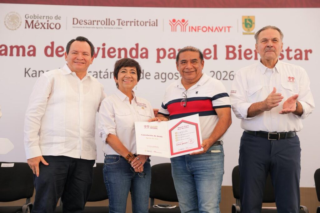 Renacimiento Maya y Gobierno de México llevan vivienda propia a más de 47 mil familias yucatecas