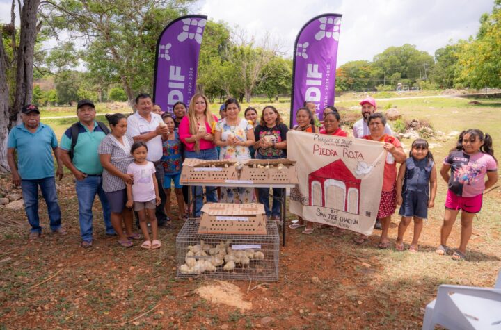DIF Yucatán impulsa seguridad alimentaria con proyectos productivos en comunidades de Muna y Maxcanú